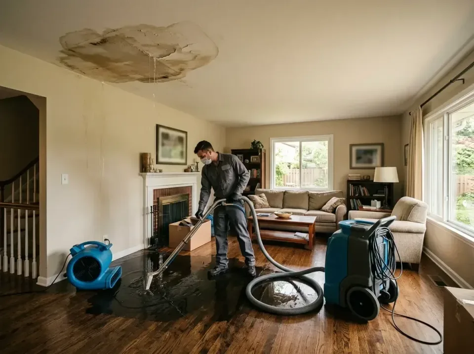 attic-pipe-burst-ceiling-drip-008 — frequently asked questions, Water Damage Restoration & Carpet Care in Center Point, NM